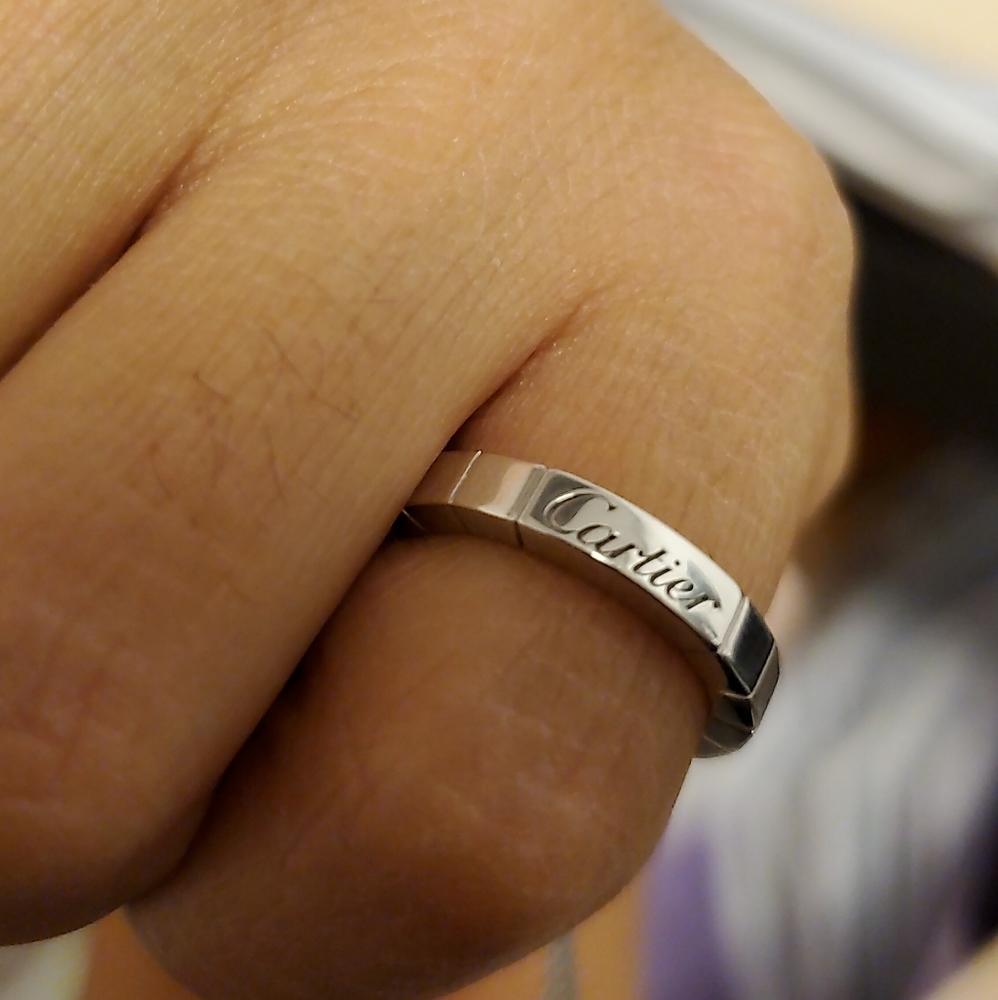 Cartier Lanieres 18k white gold